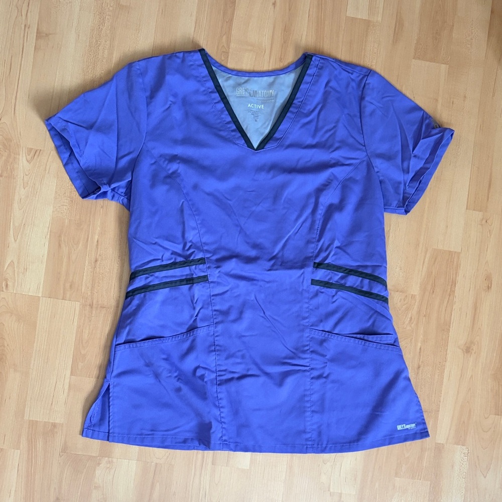 Grey's Anatomy Lavender Women’s Scrub Top